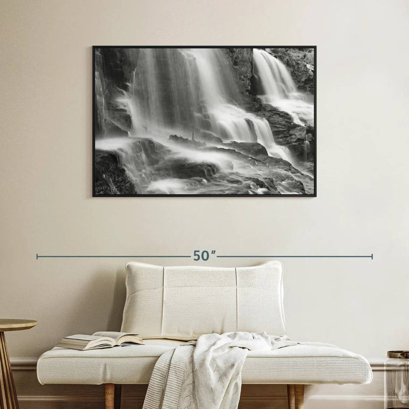 Lac Supérieur I, Cadre flottant noir, 43 po x 29 po