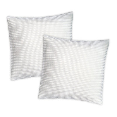 Jaelynn Hotel Waffle Cotton Cushion Cover Set