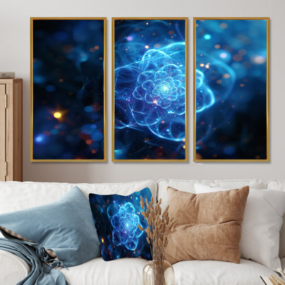 «Morning Magic Cosmic Flower - Botanicals», ensemble d'art mural