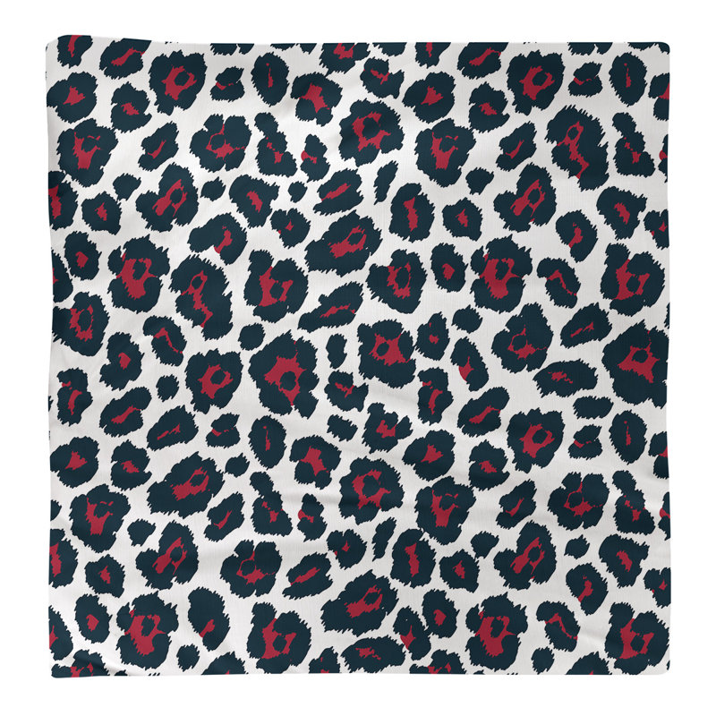 Serviette de foot à dos de Houston, Blanc / rouge bataille, 10 po x 10 po