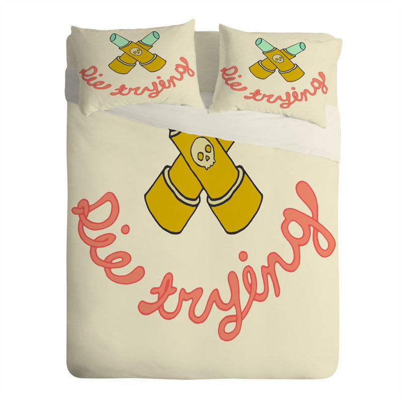 Wesley Bird Die Trying Pillowcase, Standard