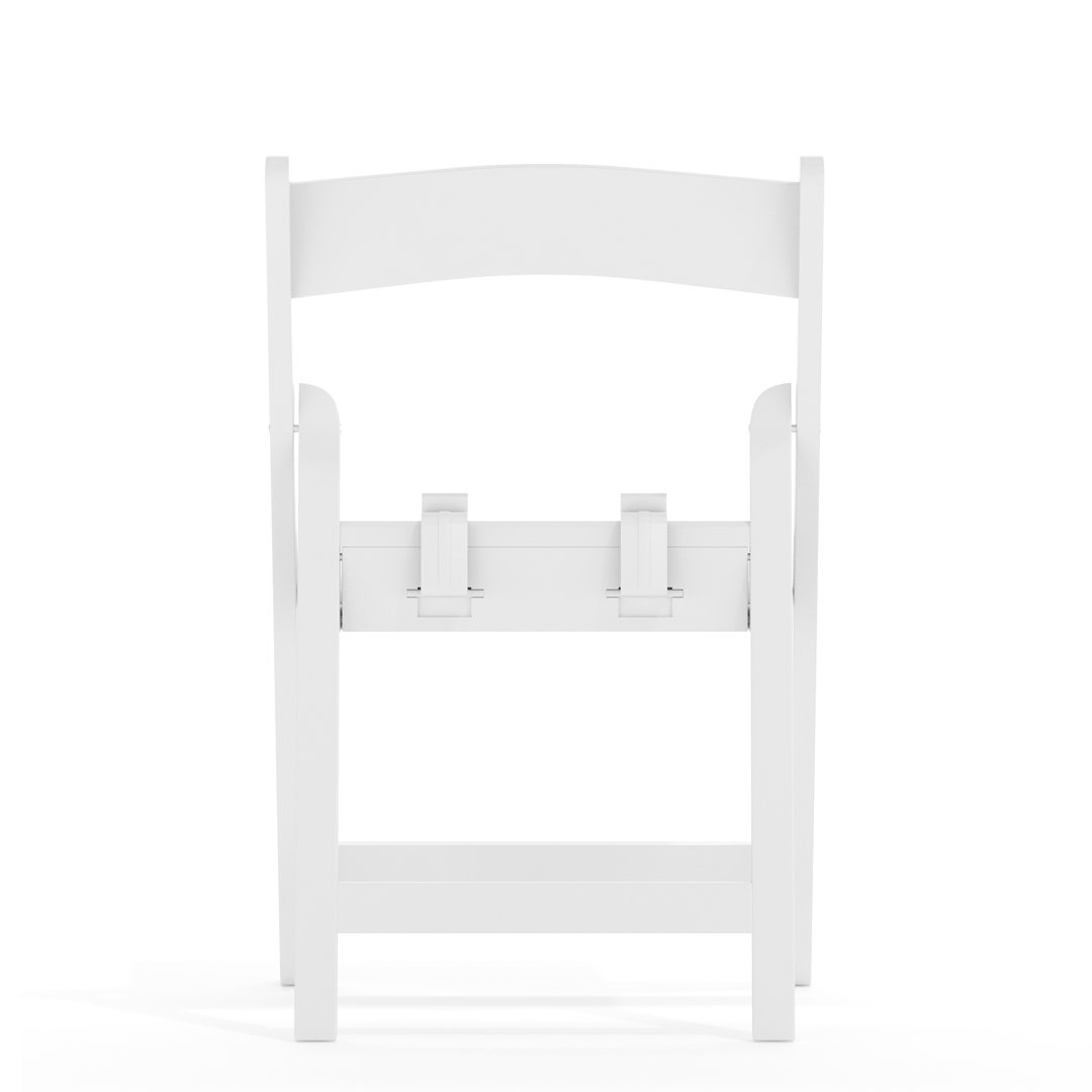 David Kids Resin Folding Event Chair with White Vinyl Padded Seat (Set of 11) Harriet Bee