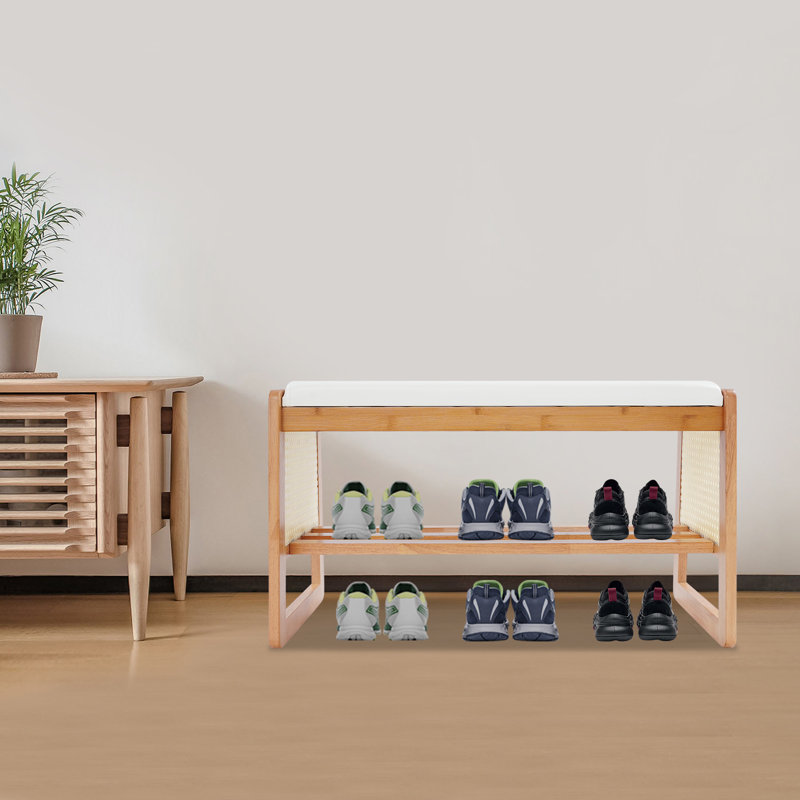 3-Pair Shoe Storage Bench