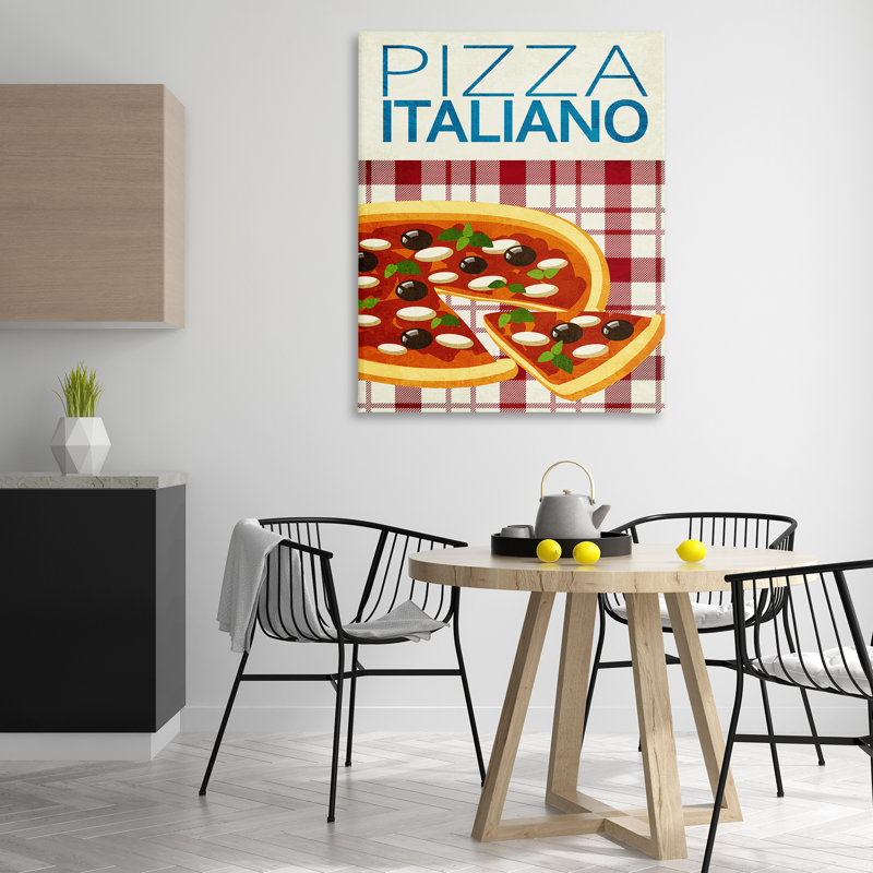 Classic Pizza Italiano Canvas, design by Kim Allen, 48" H x 36" W