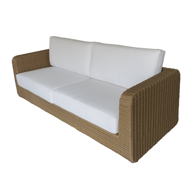 Hodgeman 84" Wicker Outdoor Sofa
