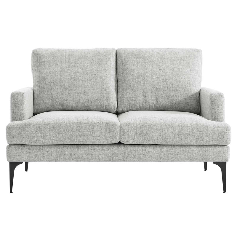 Modway Evermore Loveseat, Light Gray