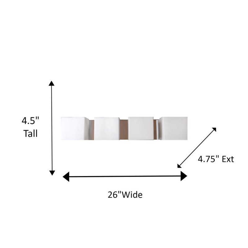 Aldana 4 - Light Dimmable Vanity Light
