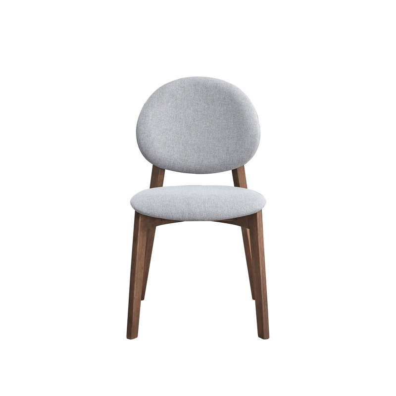 Ensemble de 2 chaises d'appoint Hadasa, Gris clair