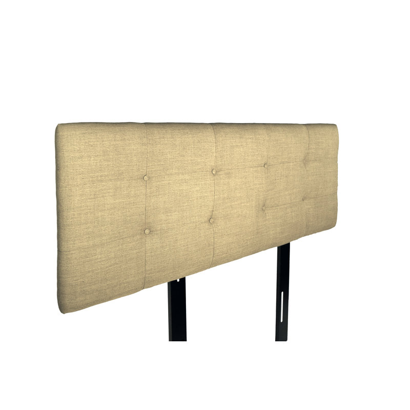 Hadassah Upholstered Headboard, Queen, Pebble