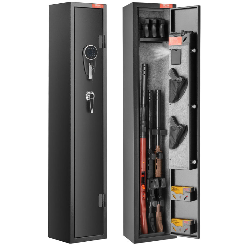 VEVOR Black Steel Digital Residential Gun Safe