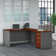 Series C 60W L Shaped Desk with 3 Drawer Mobile File Cabinet