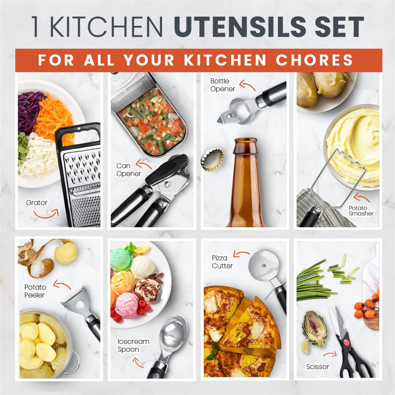 Vencier 40 Utensil Set