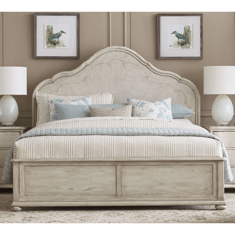 VIGNETTE PANEL BED PACKAGE - CRÈME, King