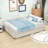 Upholstered Daybed with USB and Twin Trundle-107339404