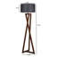 Piekos 166cm Brown Tripod Floor Lamp-1677446407