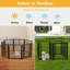 121.9cm H Panel Metal Yard Kennel