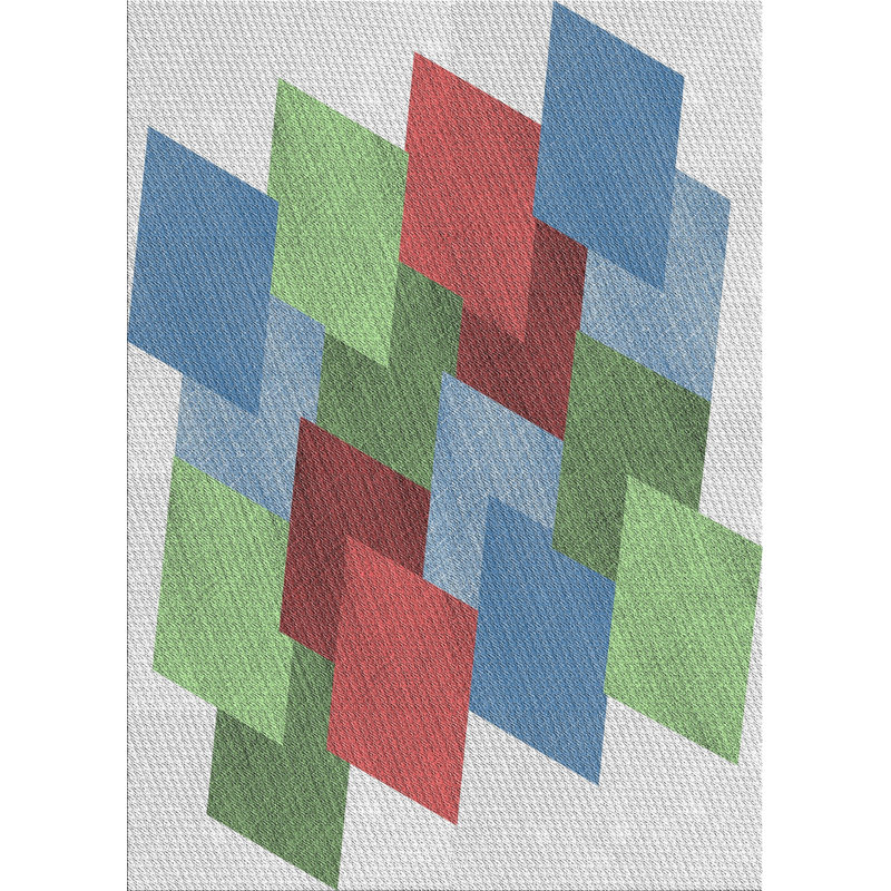 Rapoza Geometric Indoor Rug, Rectangle 7' x 9'