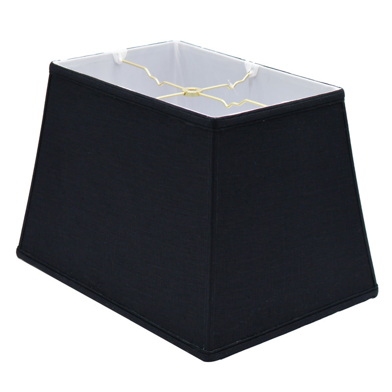 Linened Rectangle With Washer Fitter, 11.25" H x 17" W x 12" D, Black