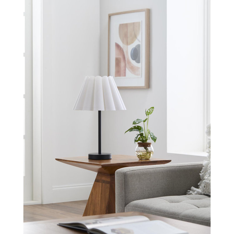 Condurso Accent Table Lamp, Black, 17.5" H x 12" W x 12" D