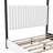 Upholstery Canopy Platform Bed with Headboard-81842948-81842951
