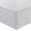 Jupe de lit matelassée à motif cachemire simple 39 x 75 + 18 en coton blanc Greenland Home Fashions-922942162-922942160