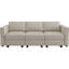 Canapé modulaire rembourré 5 pièces Nakash-778190928