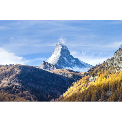 Mont Matterhorn, Suisse par - Photographie de toile tendue