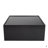 Multifunctional 4-Tier Black Book Shelf & Coffee Table