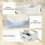 Meuble-lavabo blanc 30 po sans lavabo | Idée de cadeau