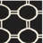 Rodgers Hand Woven Flat Weave Wool/Cotton Geometric Rug in Black/Gray-1216001419