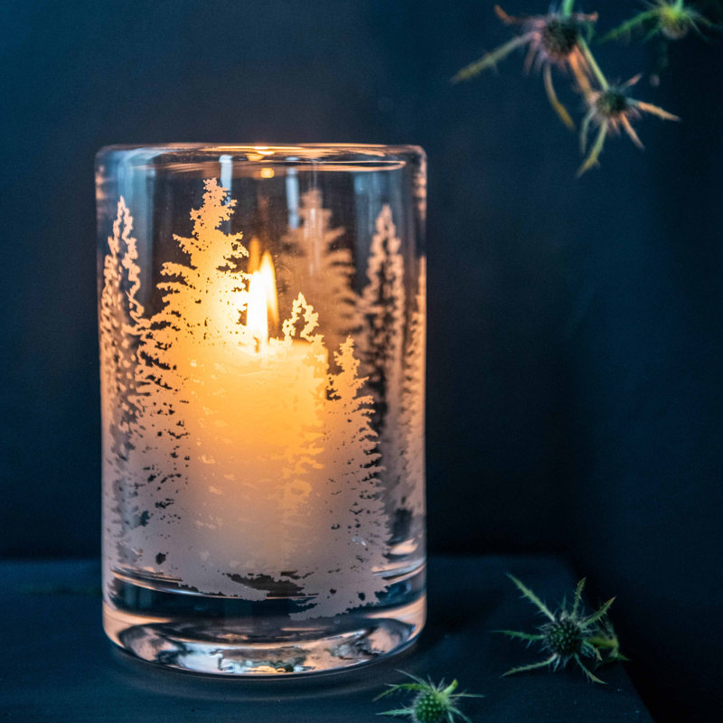 Engraved Evergreen Hurricane, Medium