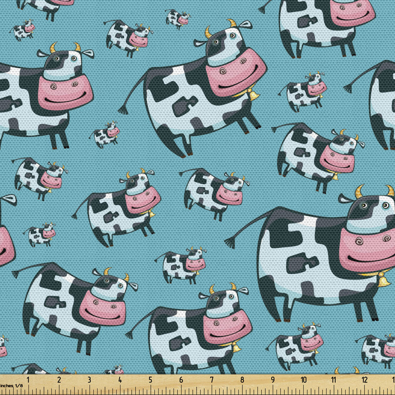 Multicolore, tissu multicolore «Doodle», l 36 po x L 58 po