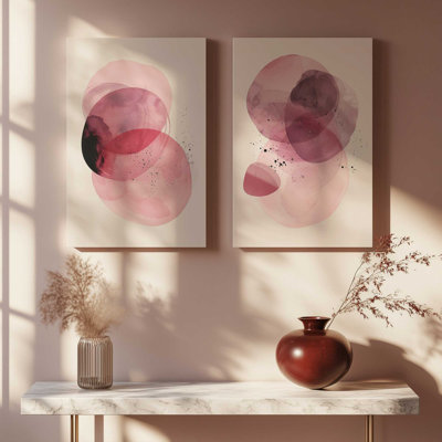 Ensemble de 2 quartz rose Aura