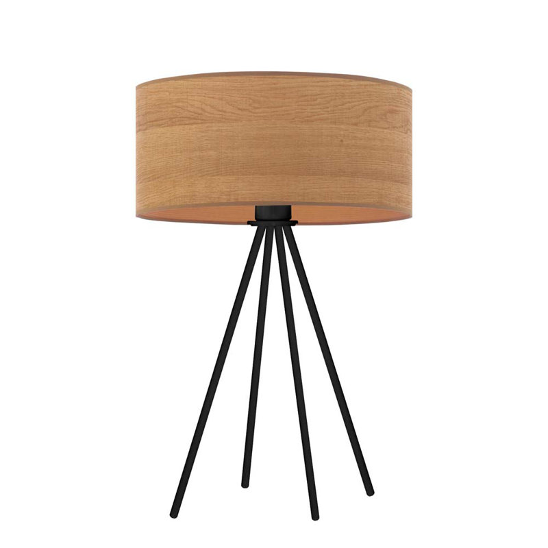 Chesley Metal Table Lamp, Natural, Black