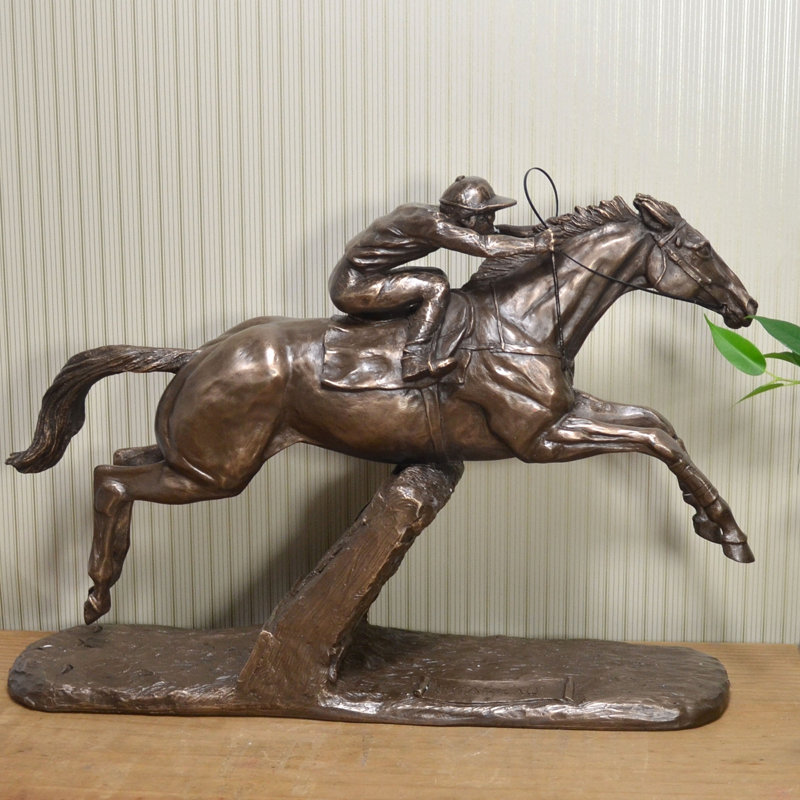 Animal Istbraq Racing Bronze Horse Figurine