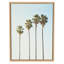 «Four Palm Trees» par Simon Te, reproduction d'art sur toile encadrée