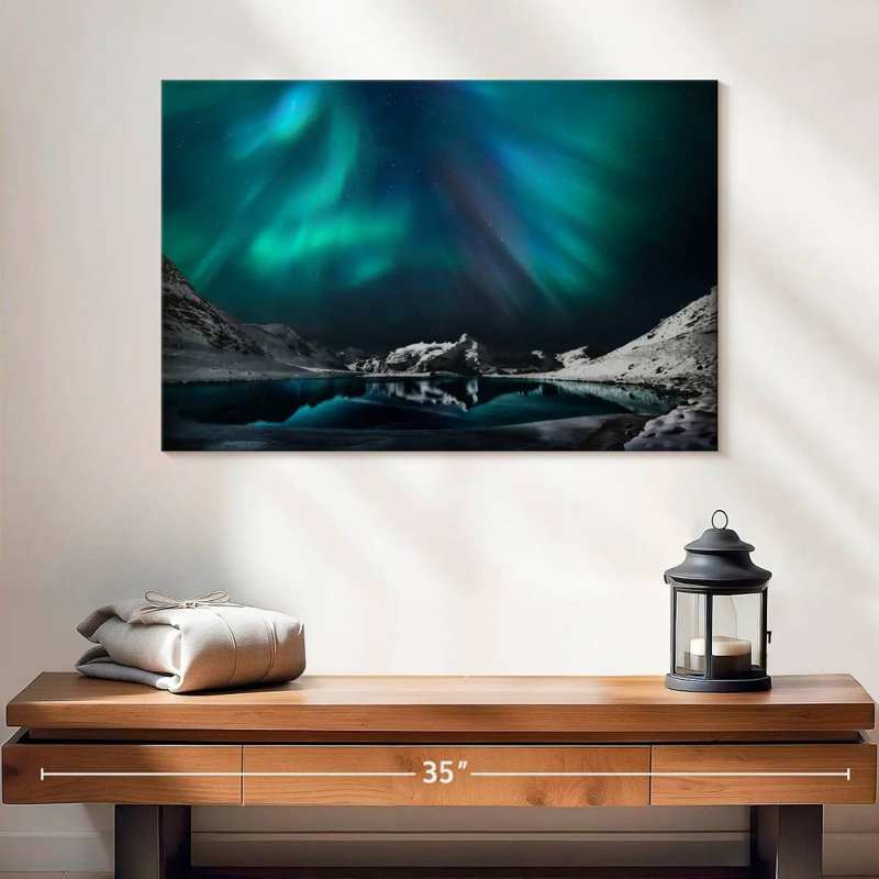 Alvord Belgium Northern Lights, 16" H x 24" W