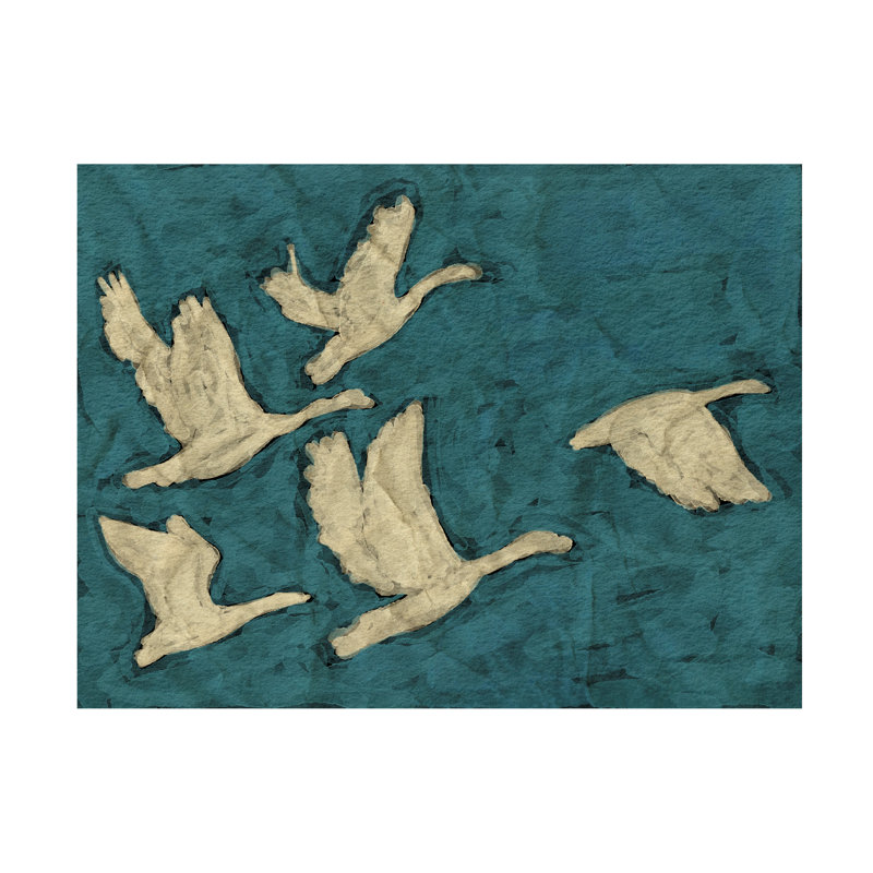Art mural sur toile tendue - "Rustic Flight II" Regina Moore pour décoration de salon, de chambre à coucher ou de bureau - 18 x 24