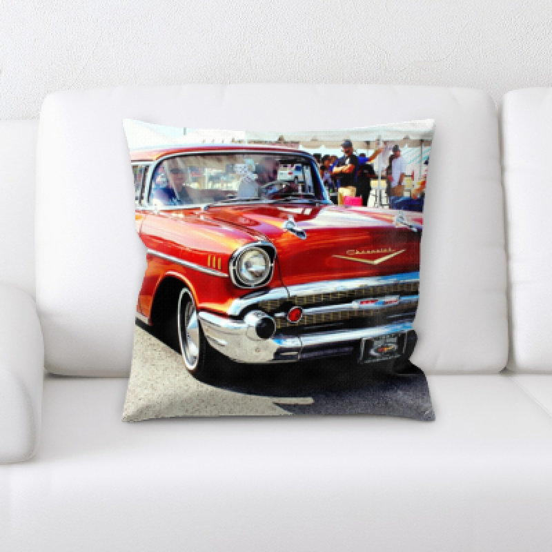 Microsuede Reversible Throw Pillow