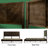 Mocha King Solid Wood Bed Frame with Headboard | Handcrafted Scandinavian Platform Bed | Heavy Duty 800 lbs-644245496-644245446