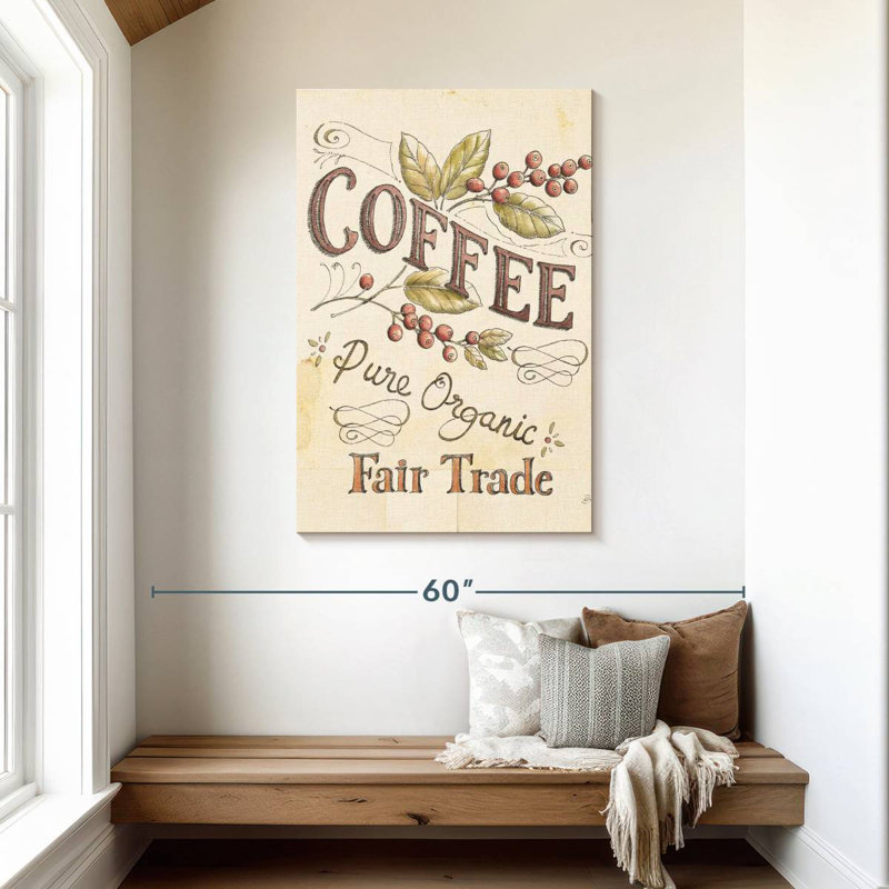 Tergel Authentic Coffee I, 45" H x 30" W
