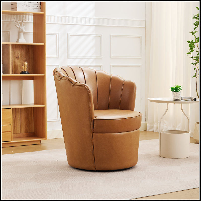 Chaise de bureau Petal, Brun pâle