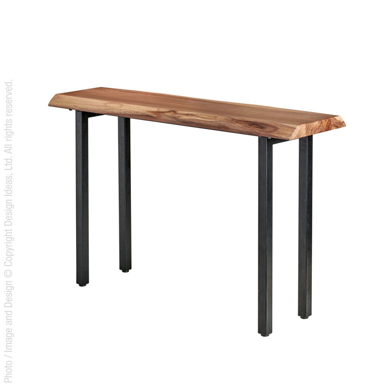 Cuzzort 50'' Solid Wood Top Console Table