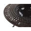 Frame Round Metal Outdoor Dining Table With Umbrella Hole , 105cm cm W 105cm cm D