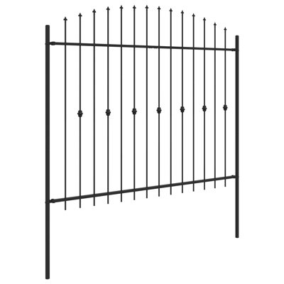 Powder-Coated Steel Fence Panels Included