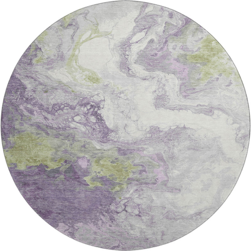 Premium Machine Washable Arnoldina AMF1841 Abstract Rug, Rectangle 1'8" x 2'6" 