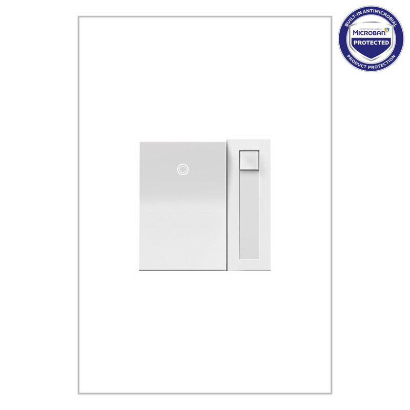 Legrand Adorne Home Lighting Gradateur de lumière, gradateur à palette, Blanc