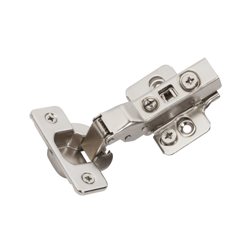 Nickel Soft Close Euro Concealed Cabinet Hinge Pair