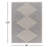 Calliah Striped Polypropylene Area Rug in Blue/Cream-1638049953