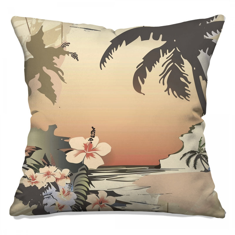 Coussin Tropical, 18 po x 18 po